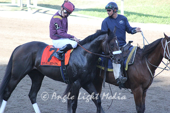 Dialed In before he goes in the gate
